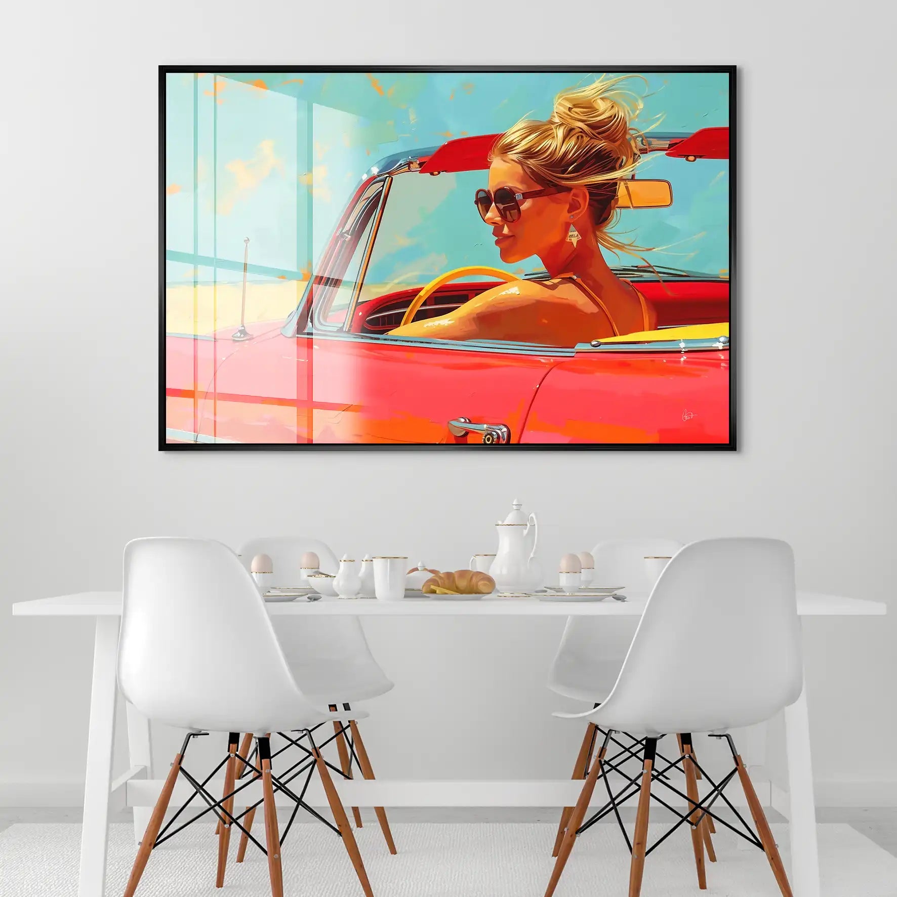 Roadtrip Pop Art Acrylglas Bild INGALERIE