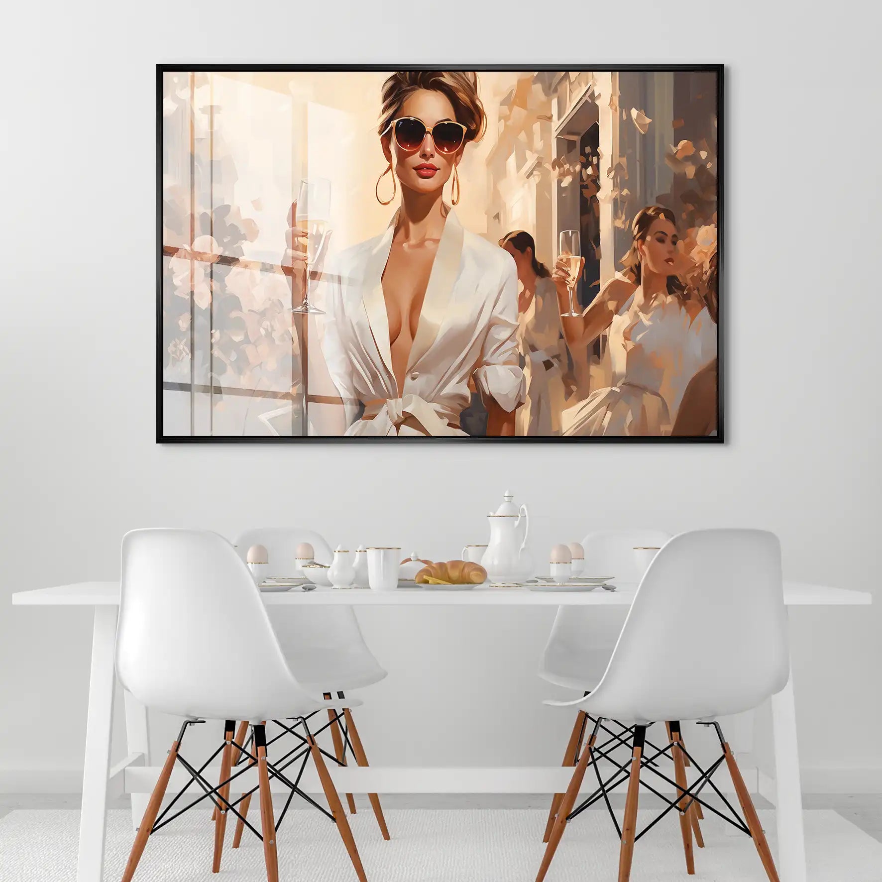 Glamour Champagner Nr.2 Acrylglas Bild INGALERIE