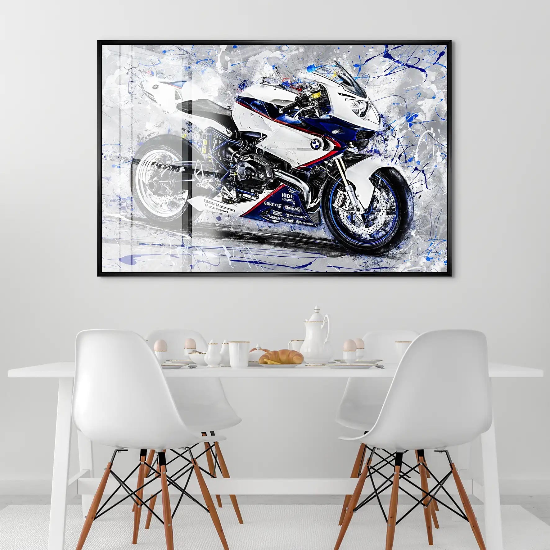 BMW HP2 Abstrakt Acrylglas Bild INGALERIE