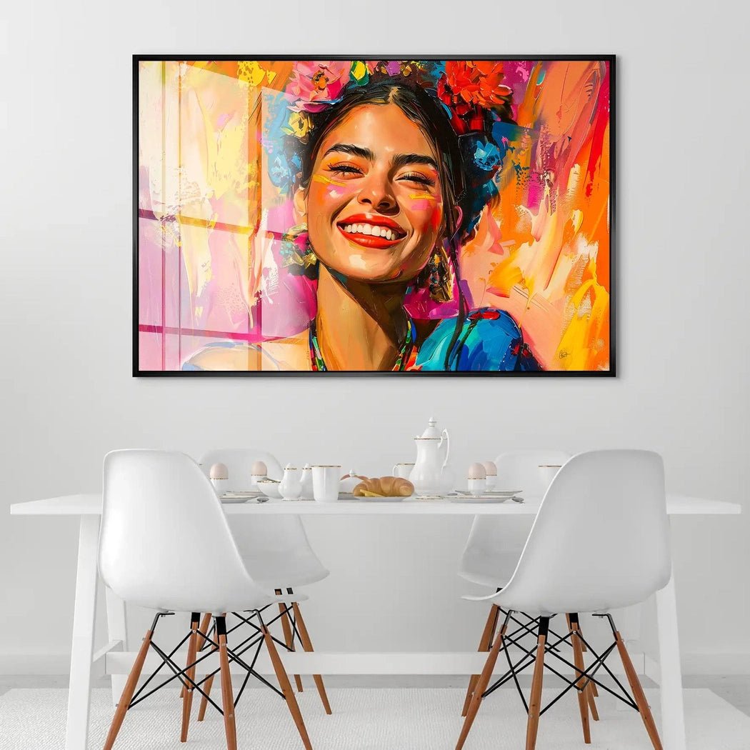 Happy Frida Acrylglas Bild INGALERIE