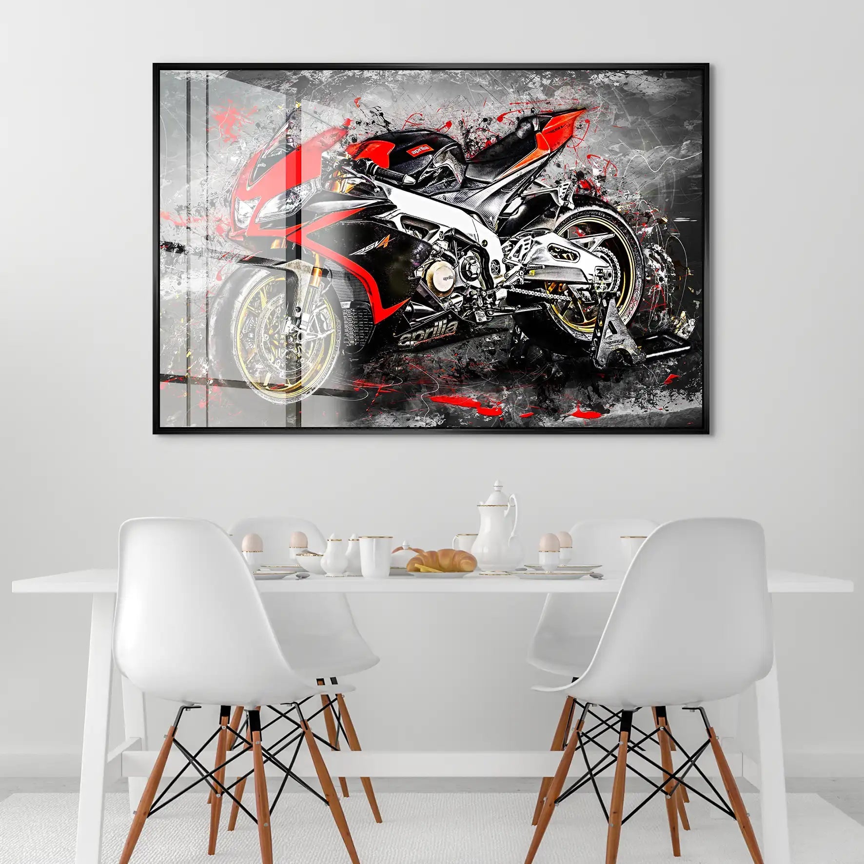 Aprilia RSV4 Abstrakt Acrylglas Bild INGALERIE