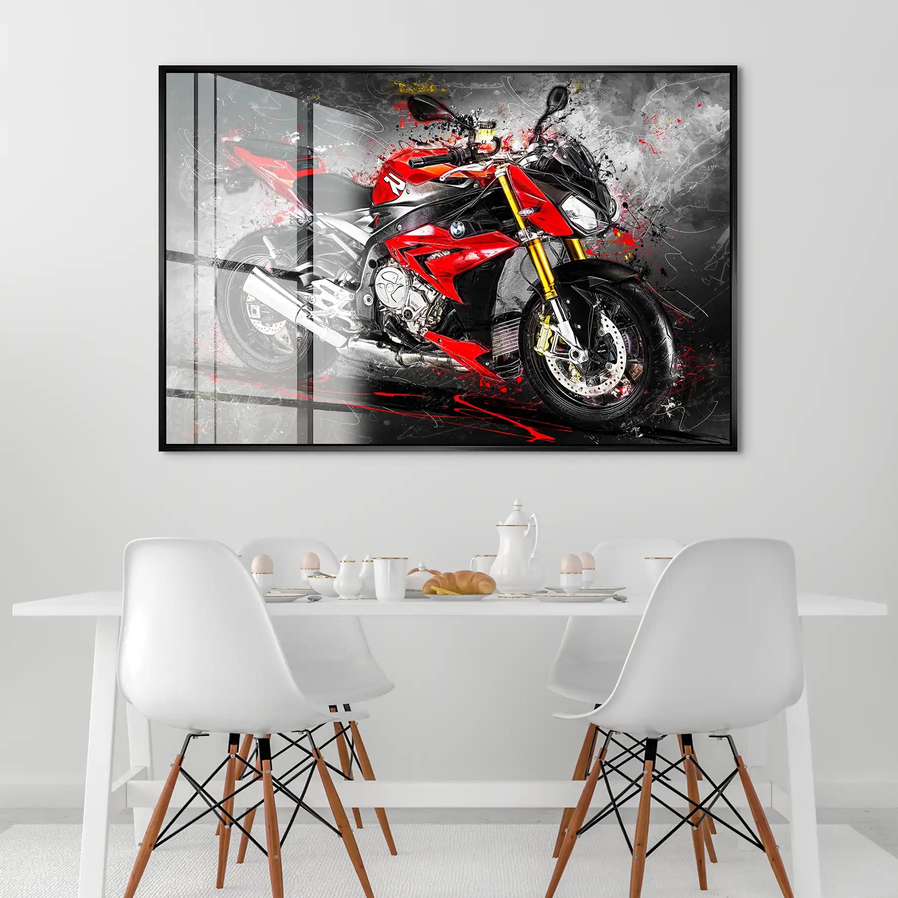 BMW S1000R Abstrakt Acrylglas Bild INGALERIE