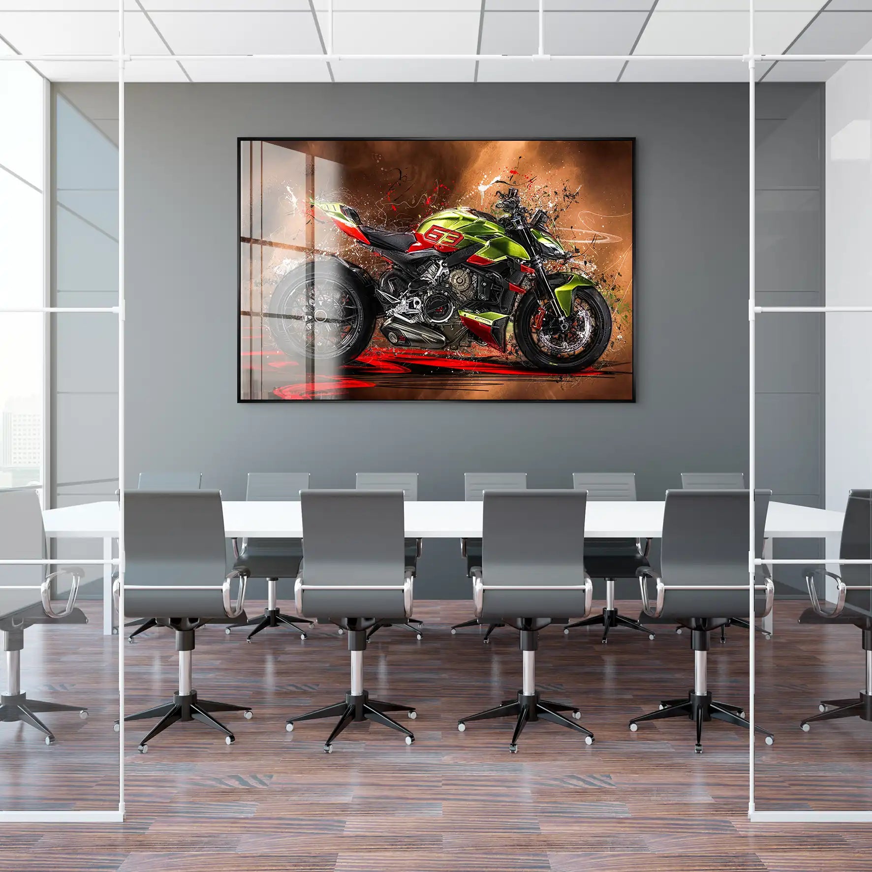 Ducati Streetfighter Lambo Acrylglas Bild INGALERIE