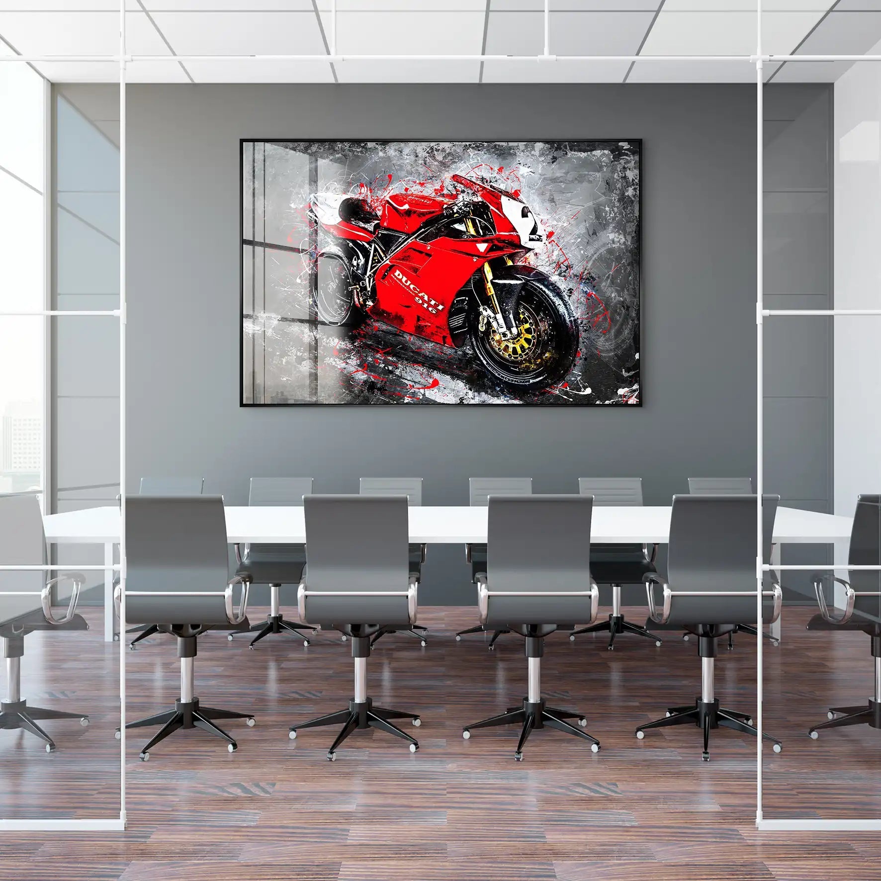 Ducati 916 Abstrakt Acrylglas Bild INGALERIE