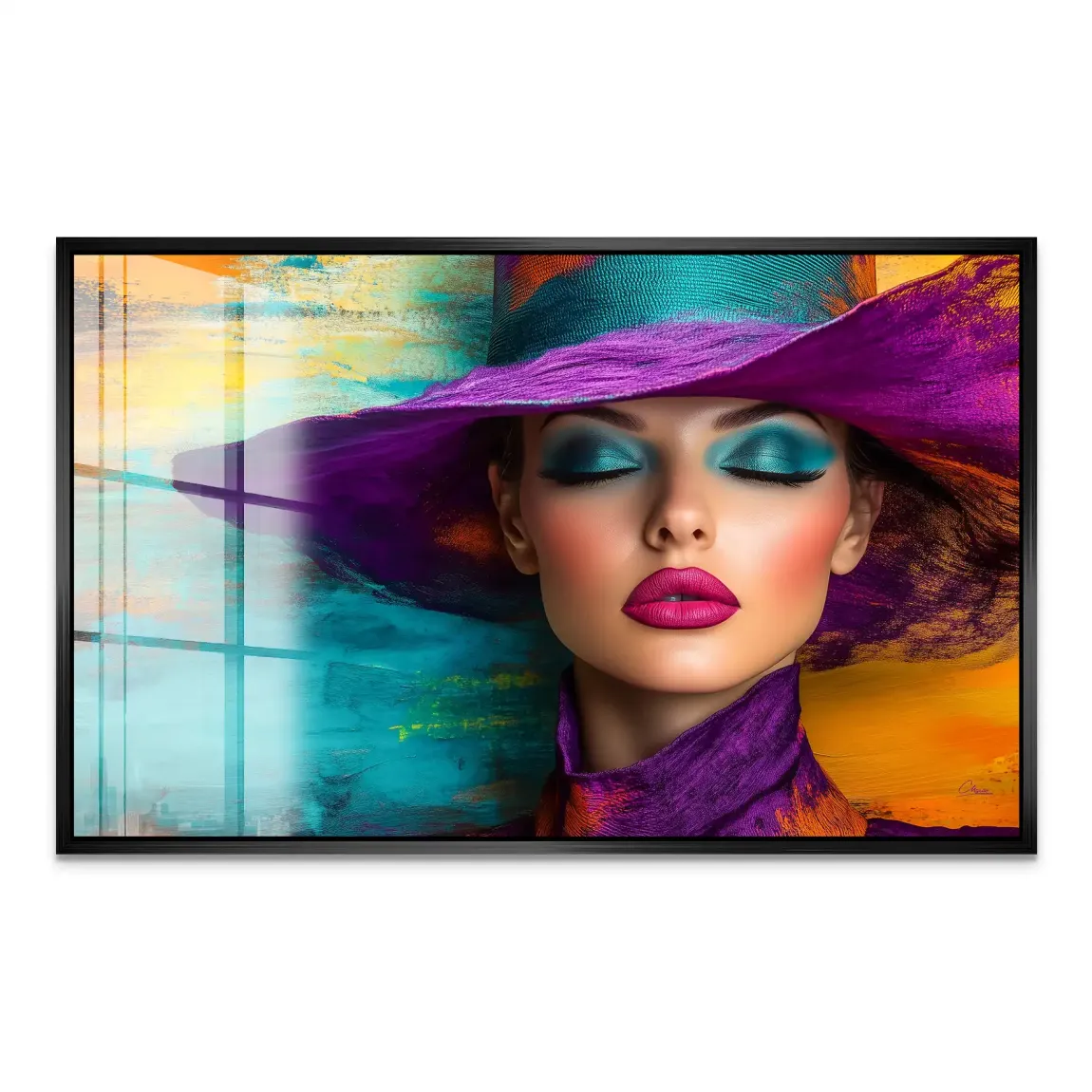 Femme Elegance Acrylglas Bild INGALERIE