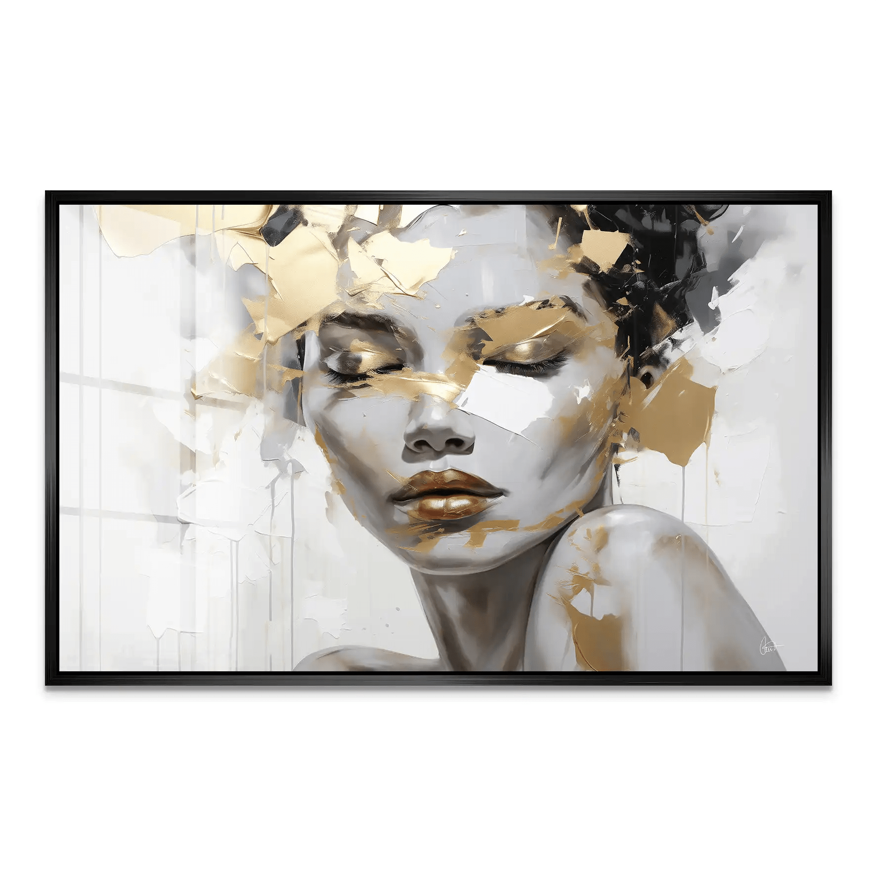 Golden Girl Nr.2 Acrylglas Bild INGALERIE