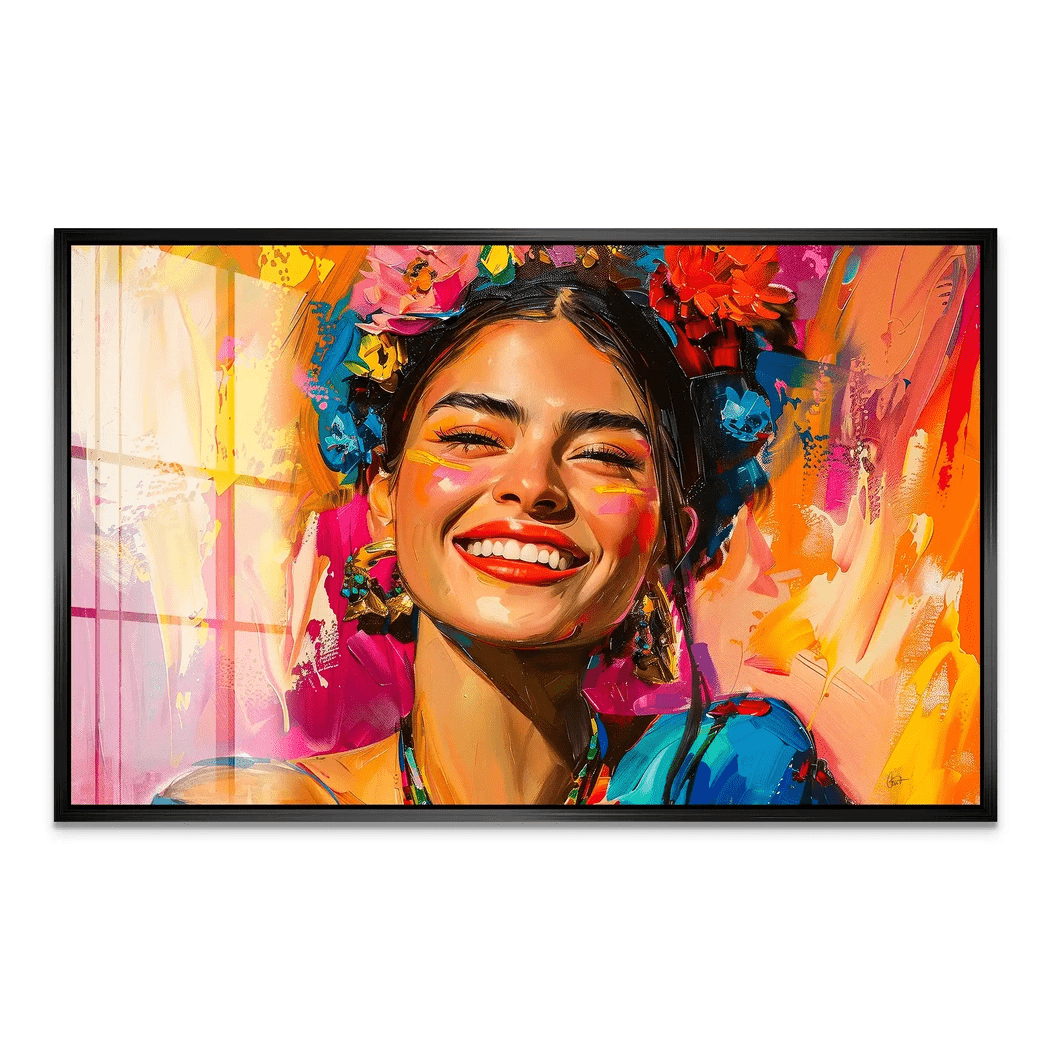 Happy Frida Acrylglas Bild INGALERIE