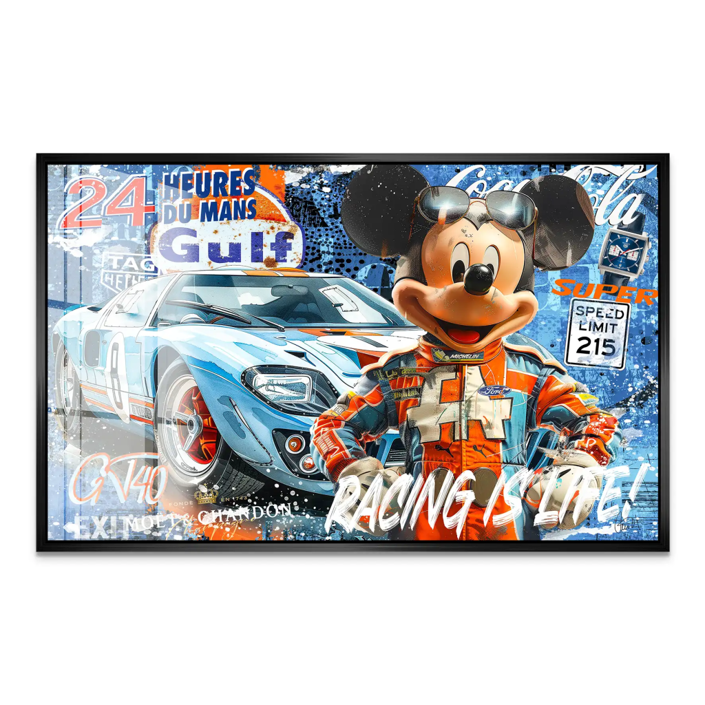 Micky Gulf Racing Acrylglas Bild INGALERIE