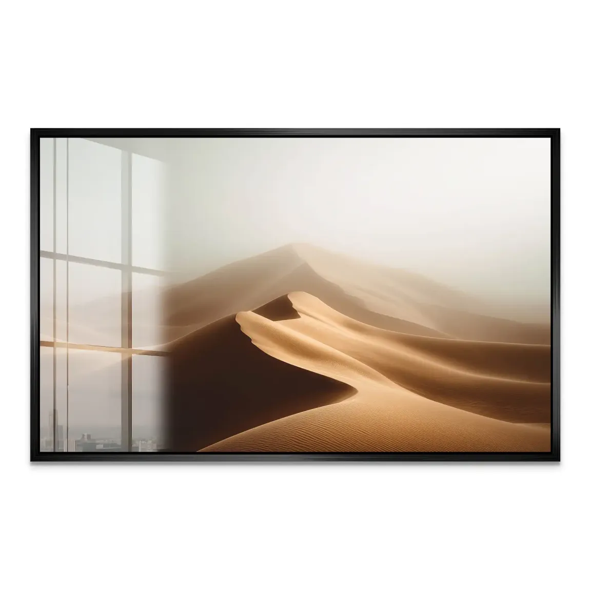 Wüstennebel Acrylglas Bild