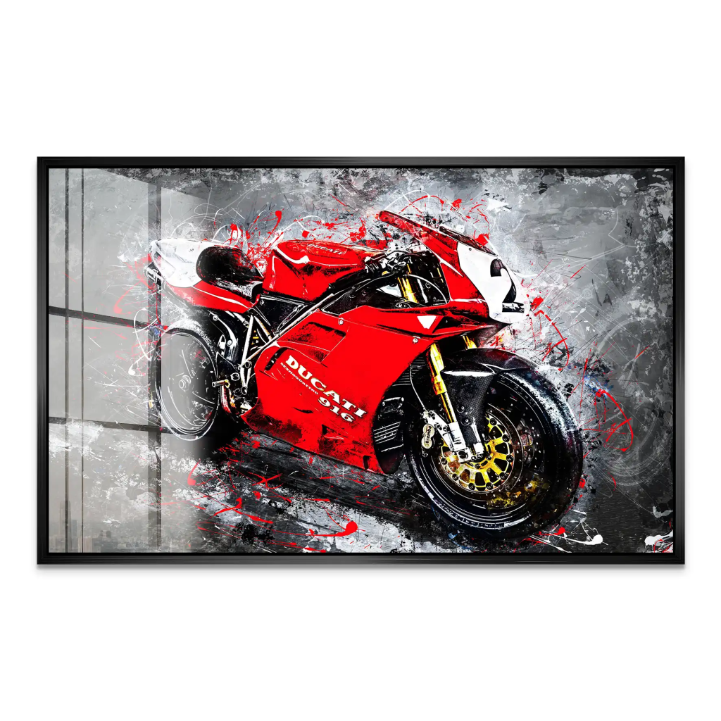 Ducati 916 Abstrakt Acrylglas Bild INGALERIE