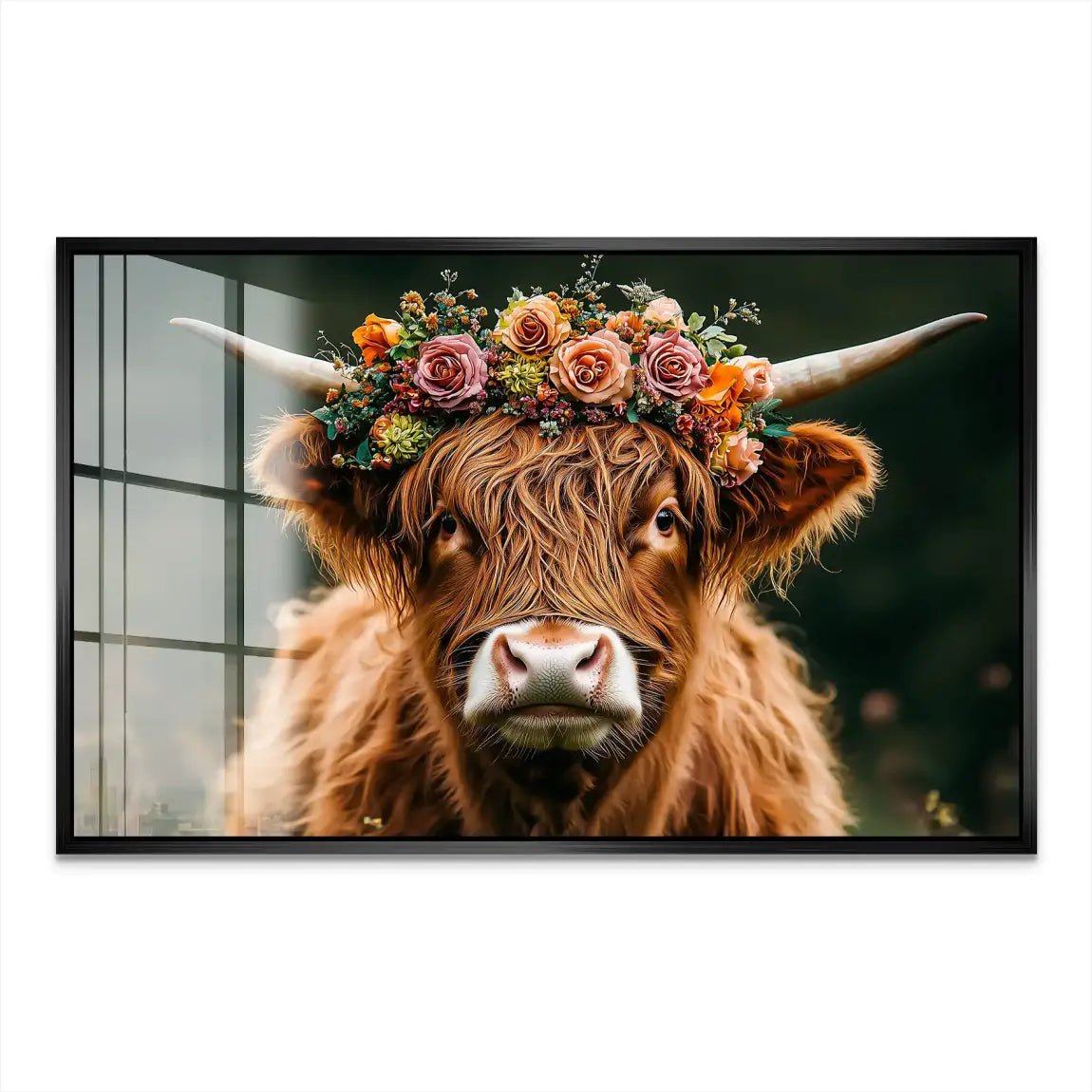 Highland Cow Acrylglas Bild INGALERIE