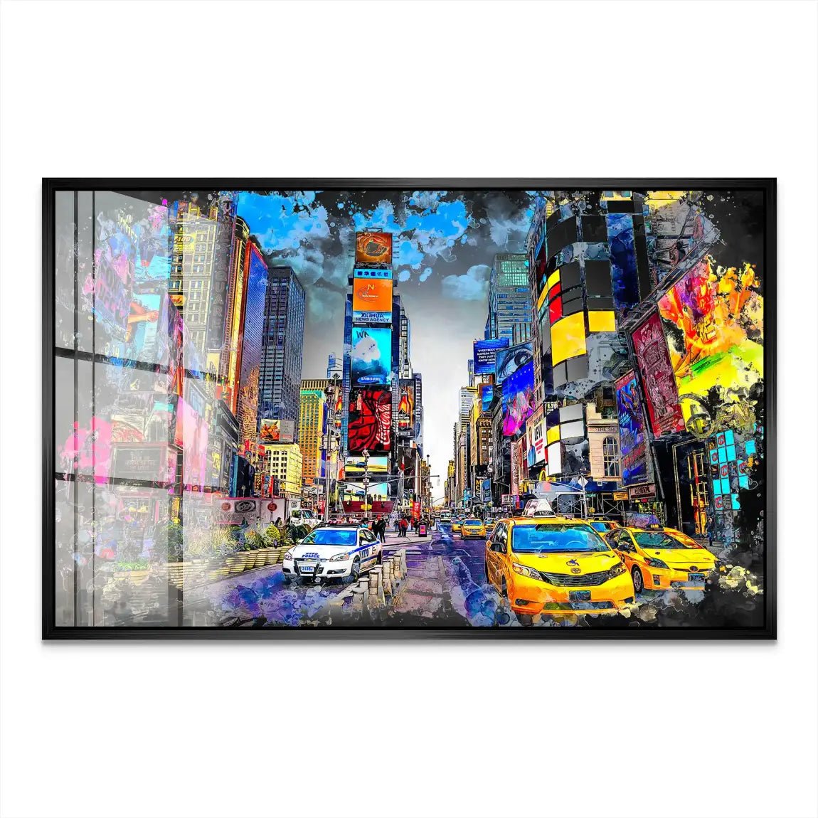 New York Abstrakt Nr.2 Acrylglas Bild INGALERIE