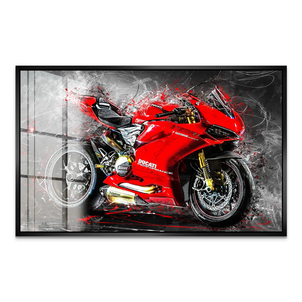 Ducati Panigale 1299 Abstrakt Acrylglas Bild INGALERIE