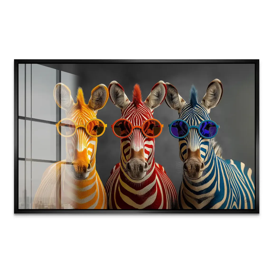 Zebra Safari Chic Acrylglas Bild