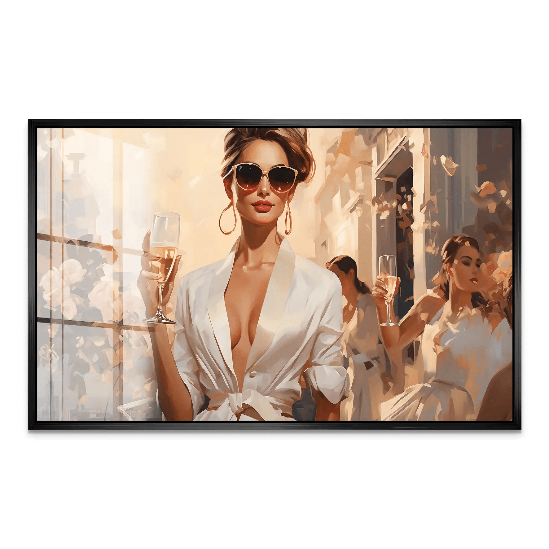 Glamour Champagner Nr.2 Acrylglas Bild INGALERIE