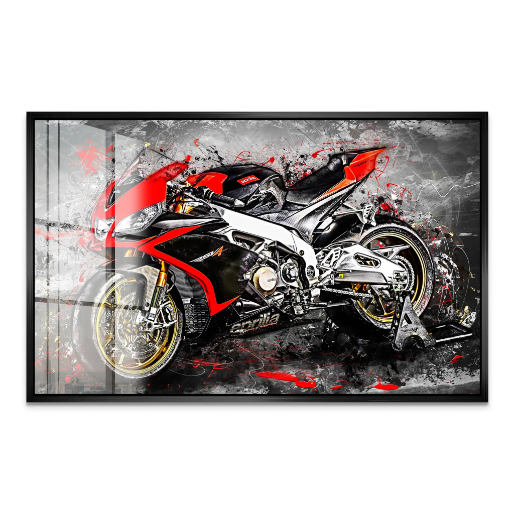 Aprilia RSV4 Abstrakt Acrylglas Bild INGALERIE