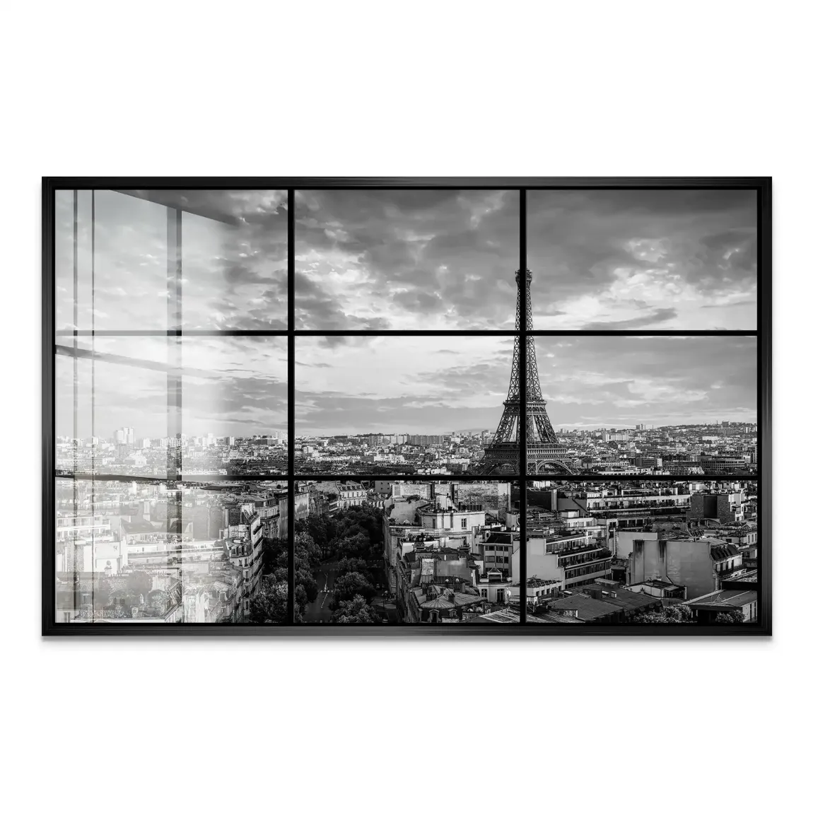 City View Paris Acrylglas Bild