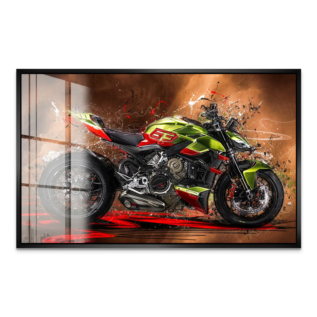 Ducati Streetfighter Lambo Acrylglas Bild INGALERIE