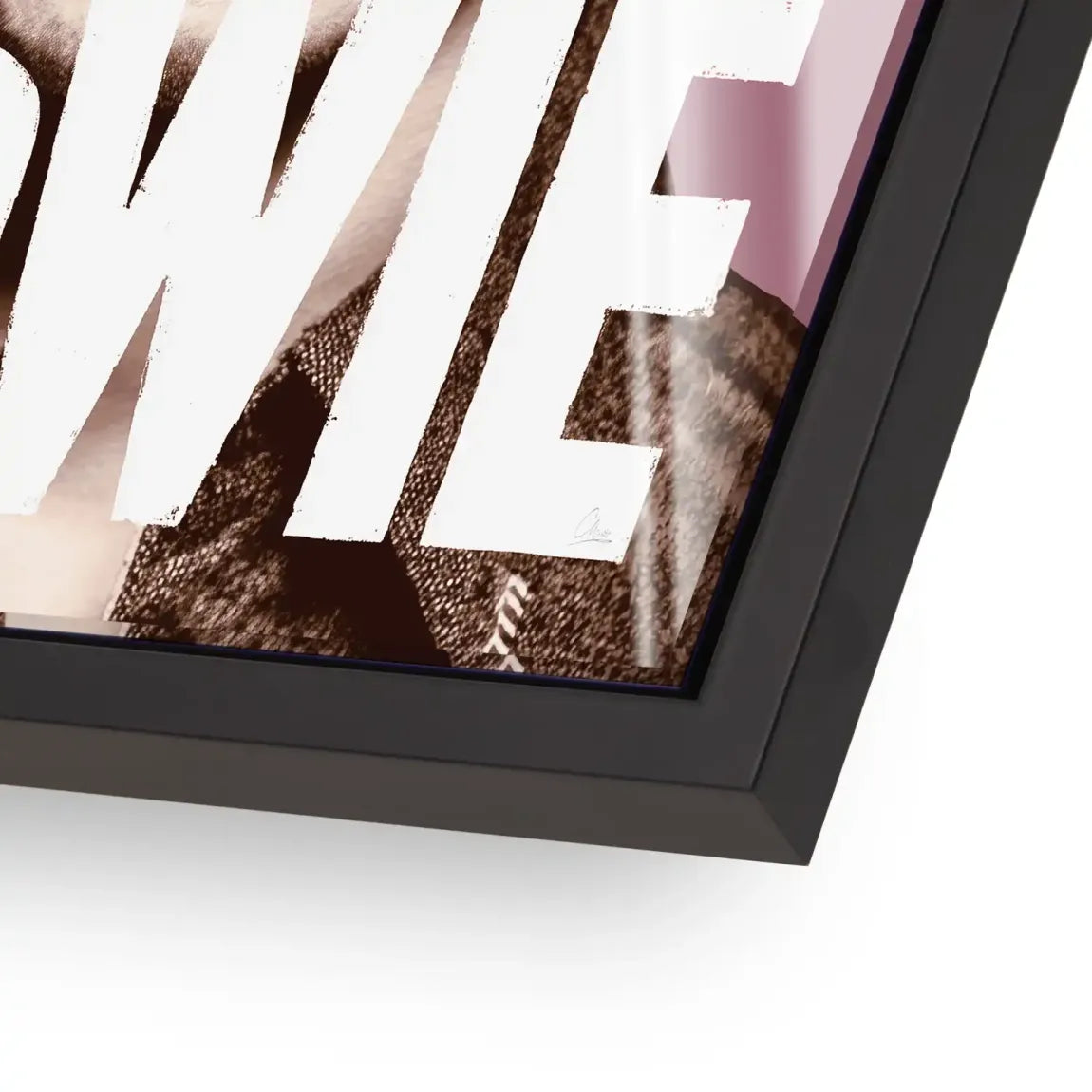 Starman Portrait Bowie Acrylglasbild