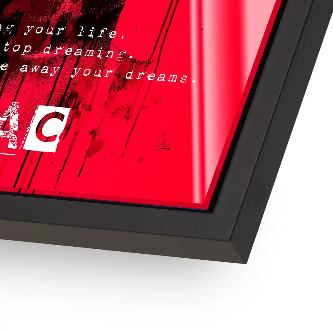 Red Legend Acrylglasbild