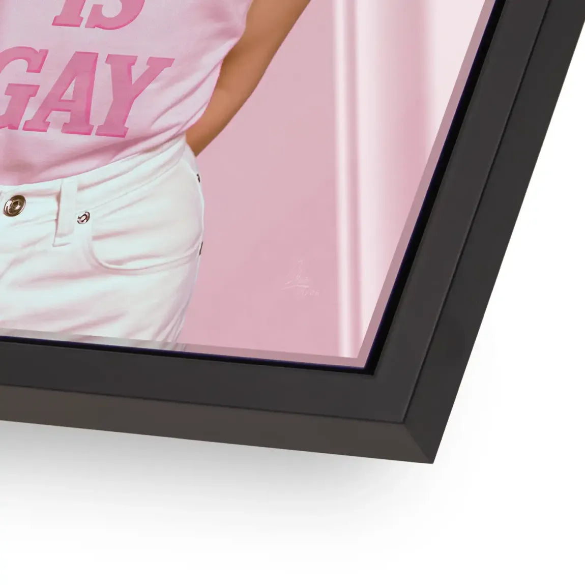 Audrey Hepburn Ken is Gay Acrylglasbild
