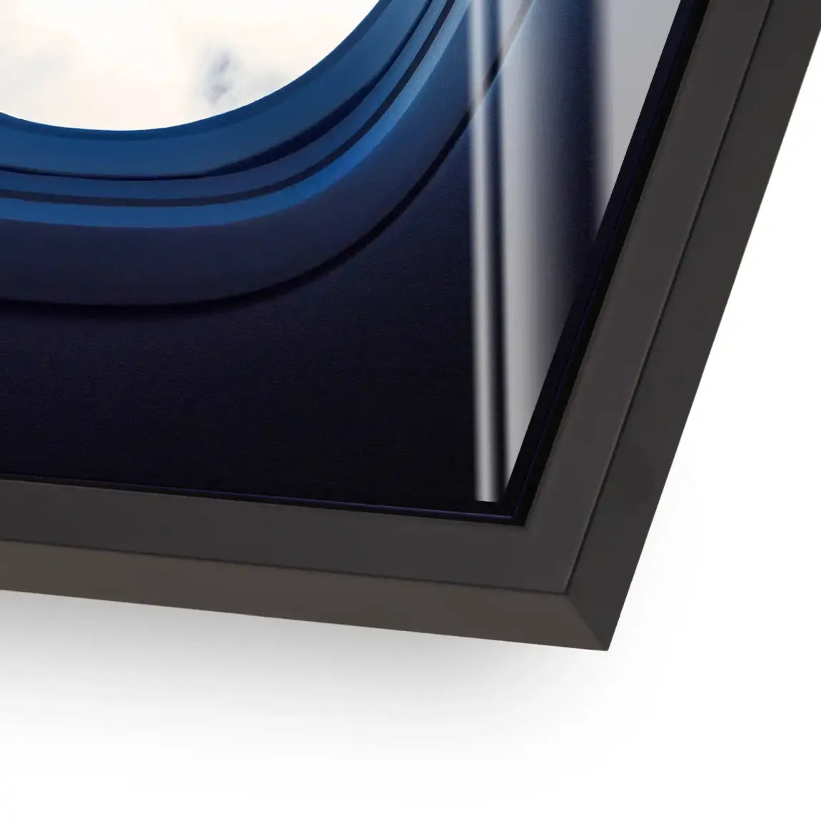 Flugzeugfenster Mount Everest Acrylglasbild