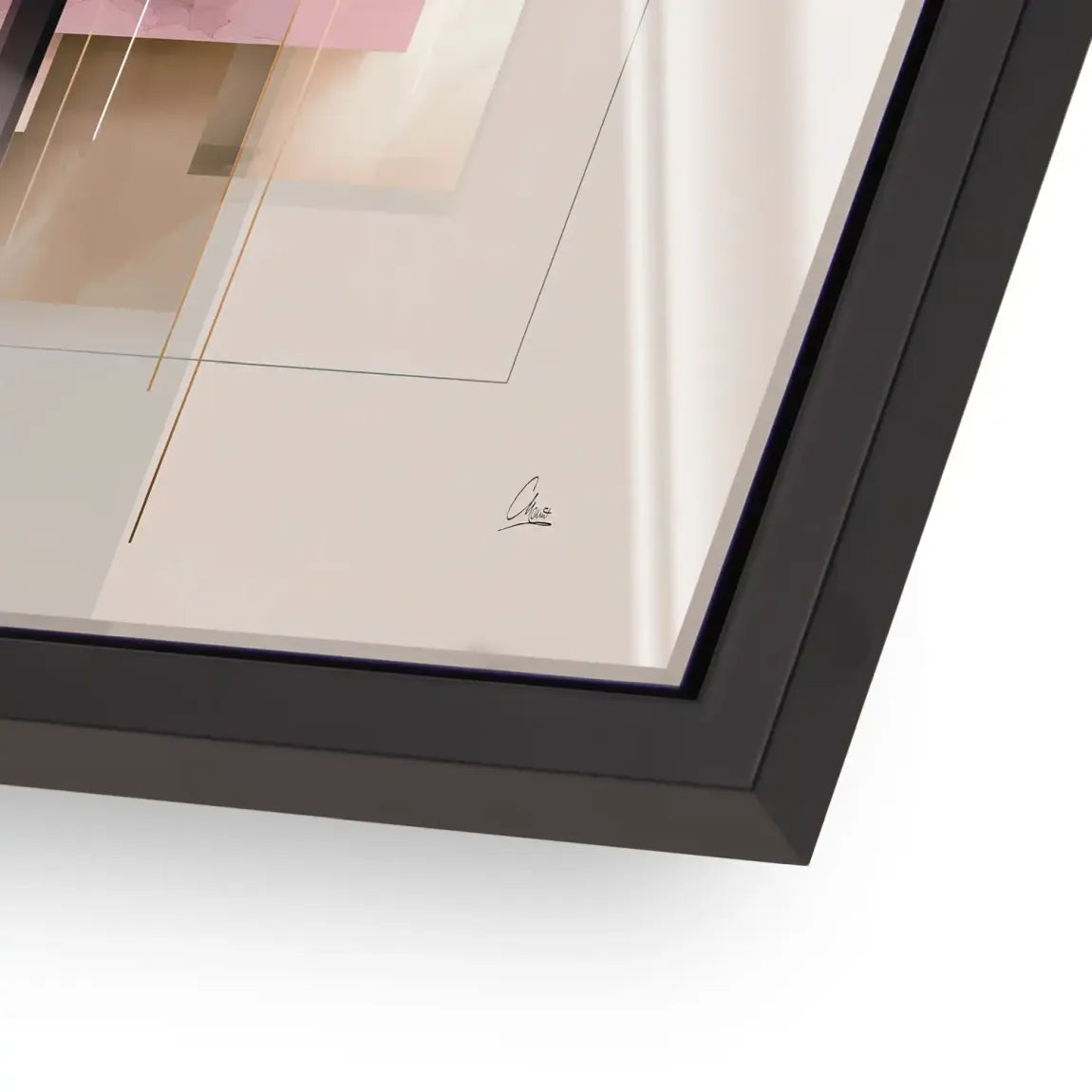 Soft Geometry Acrylglasbild