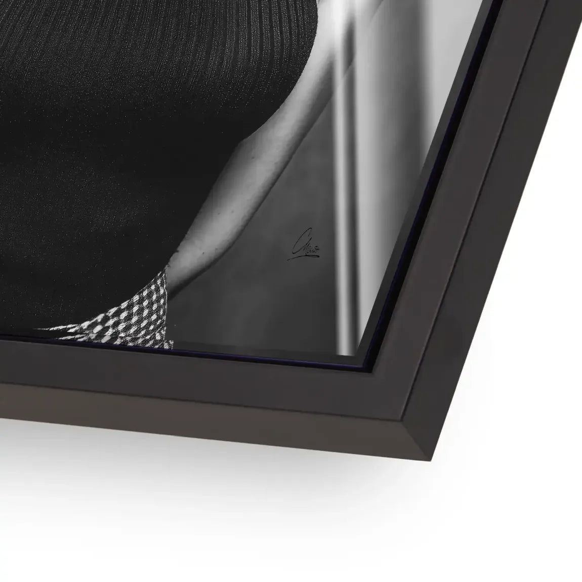 Marilyn Black and White Style Acrylglasbild