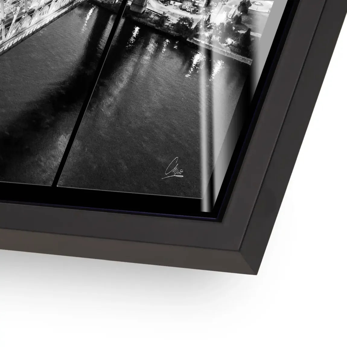 Bridge Lights New York Acrylglasbild