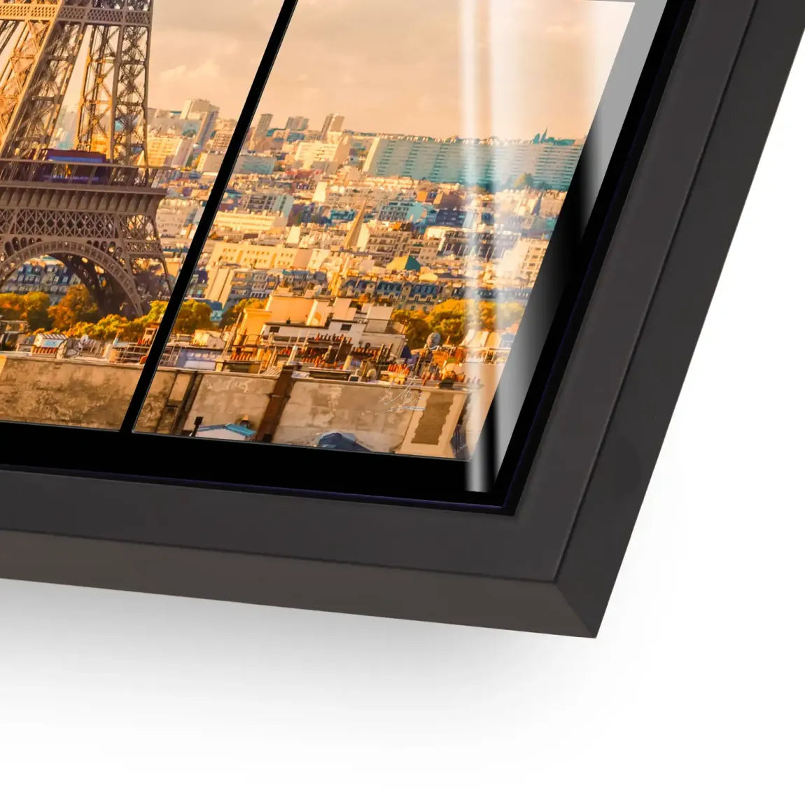 Morning Glow Paris Acrylglasbild