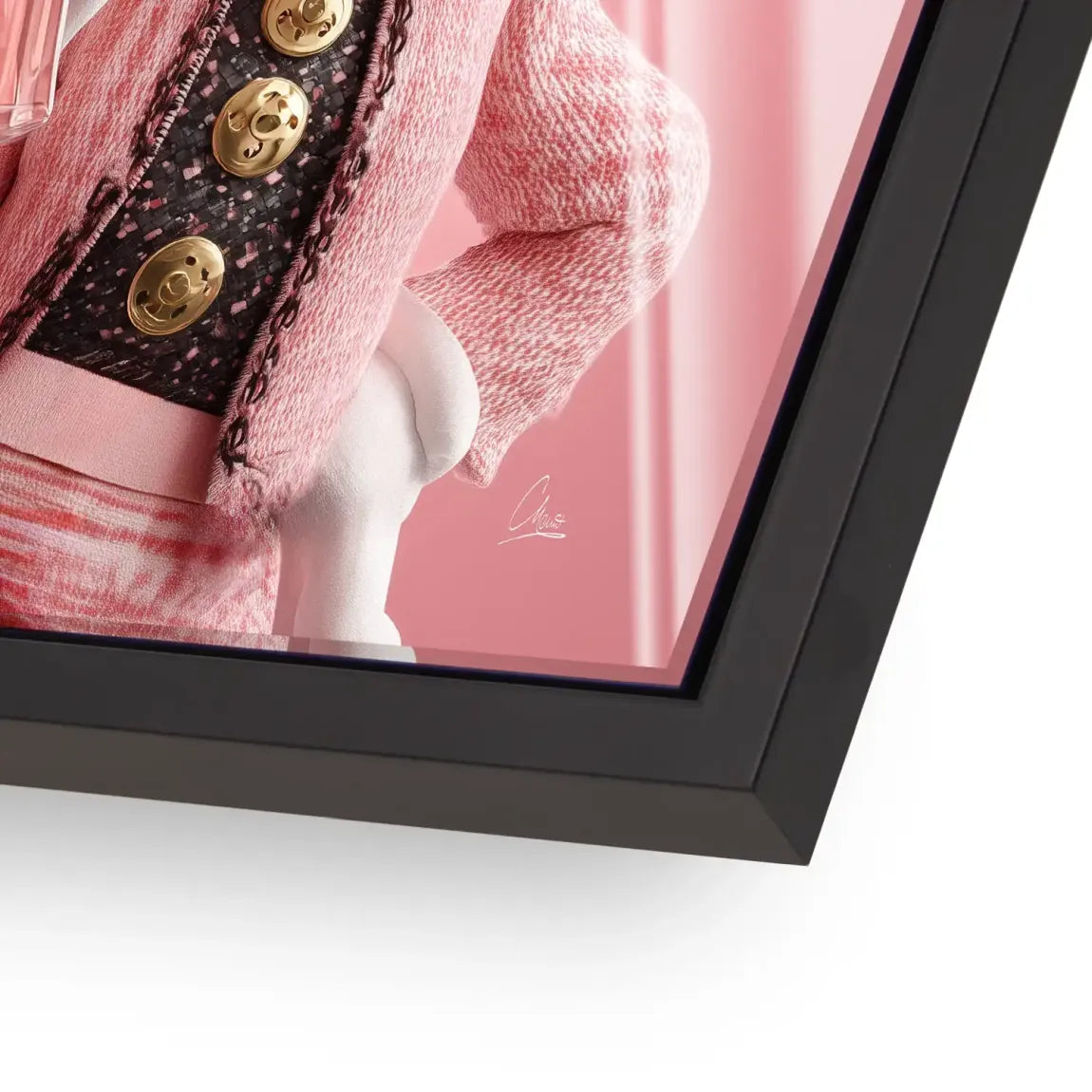 Paris Glam Minnie Maus Acrylglasbild