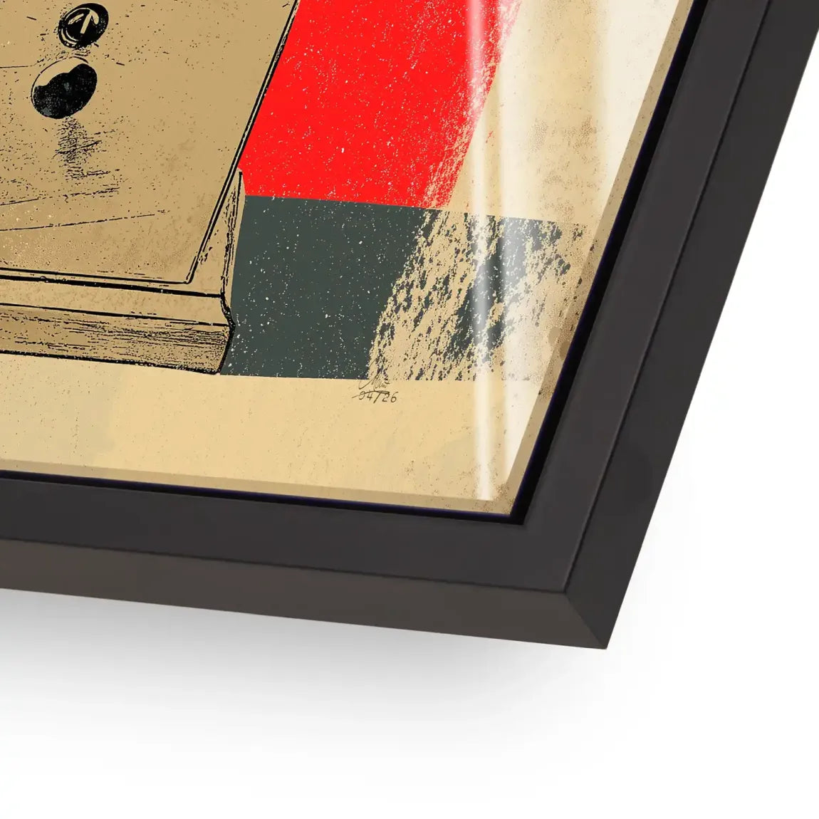 Eduscho Kaffeemühle Acrylglasbild