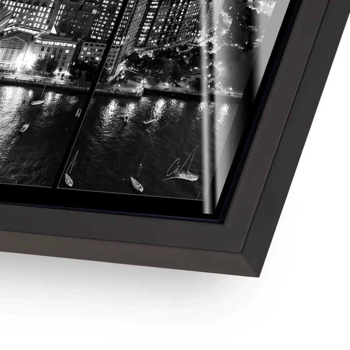 City Lights New York Acrylglasbild