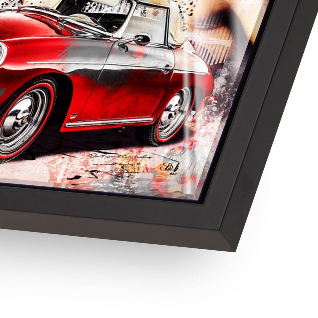 Marilyn Monroe Porsche Pop Art AluDibond Bild INGALERIE