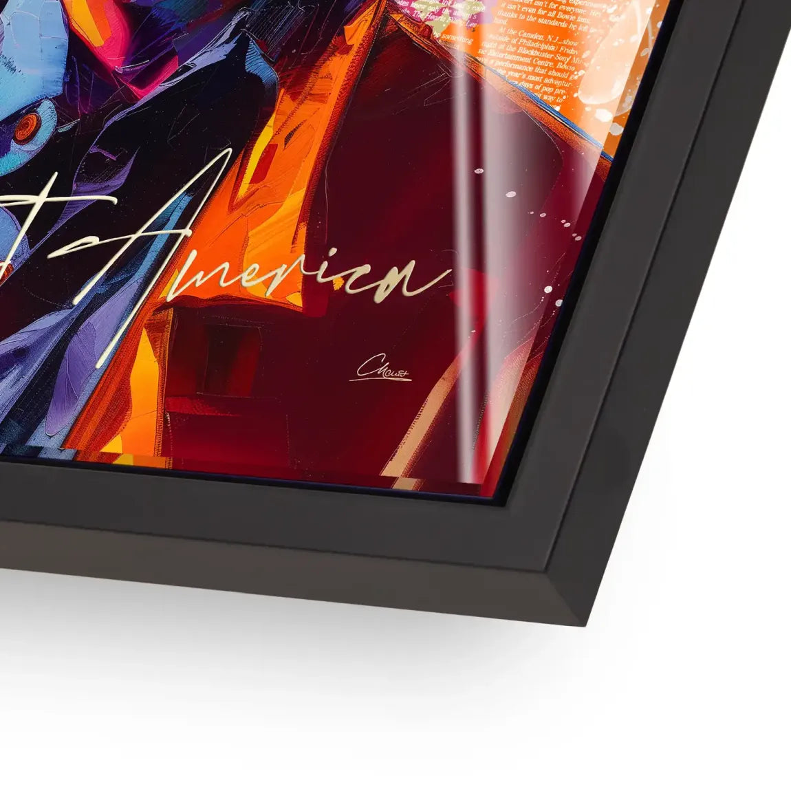 Bowie America Pop Art Acrylglasbild INGALERIE