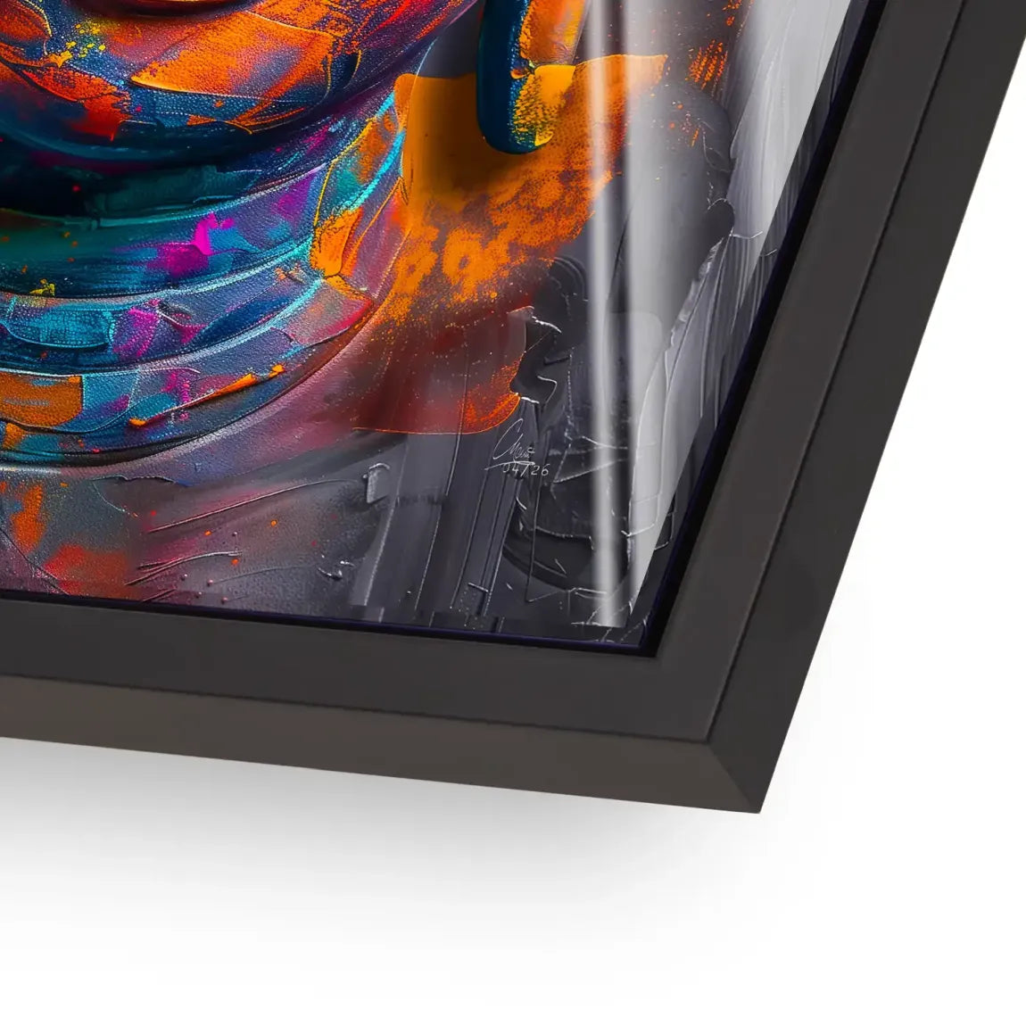 Buddha Farbpoesie Acrylglasbild