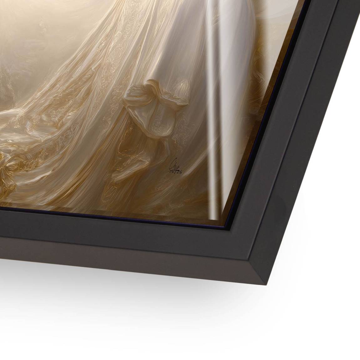 Goldener Buddha Acrylglasbild