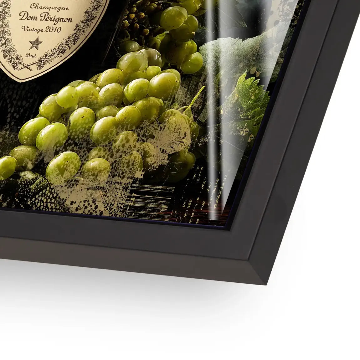 Champagner Reben Acrylglasbild