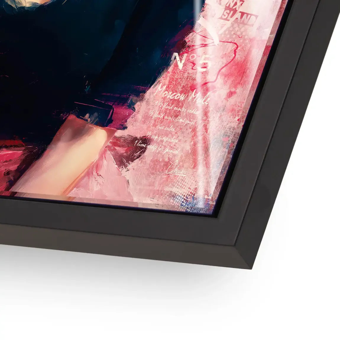 Das Lächeln der Ikone Acrylglasbild INGALERIE