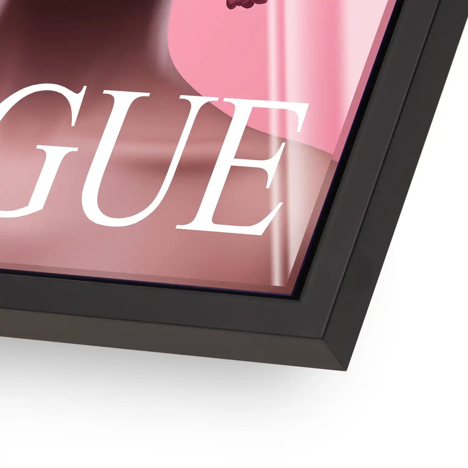 Pink Vogue Acrylglas Bild INGALERIE