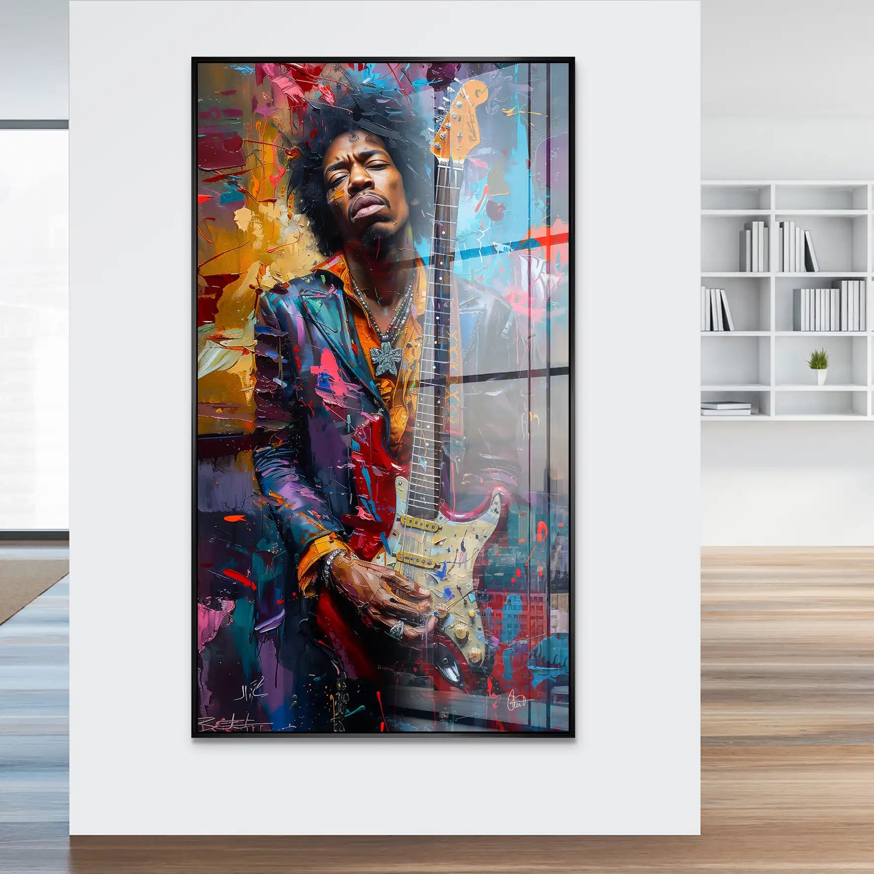 Jimi Abstrakt Color Acrylglas Bild INGALERiE