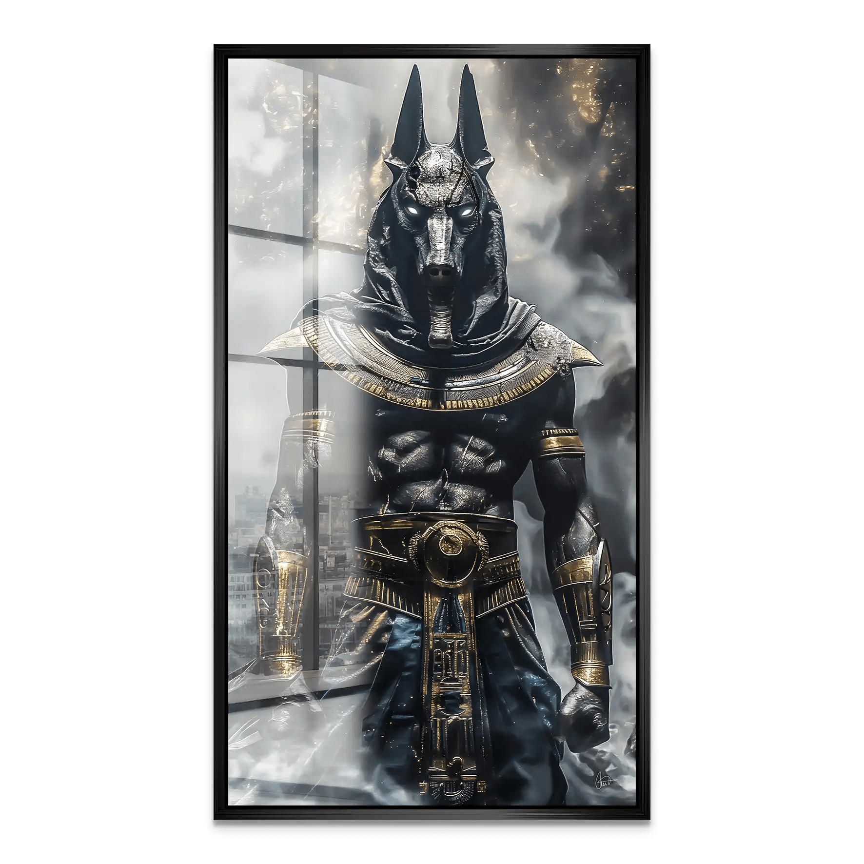 Anubis Black Acrylglas Bild INGALERiE