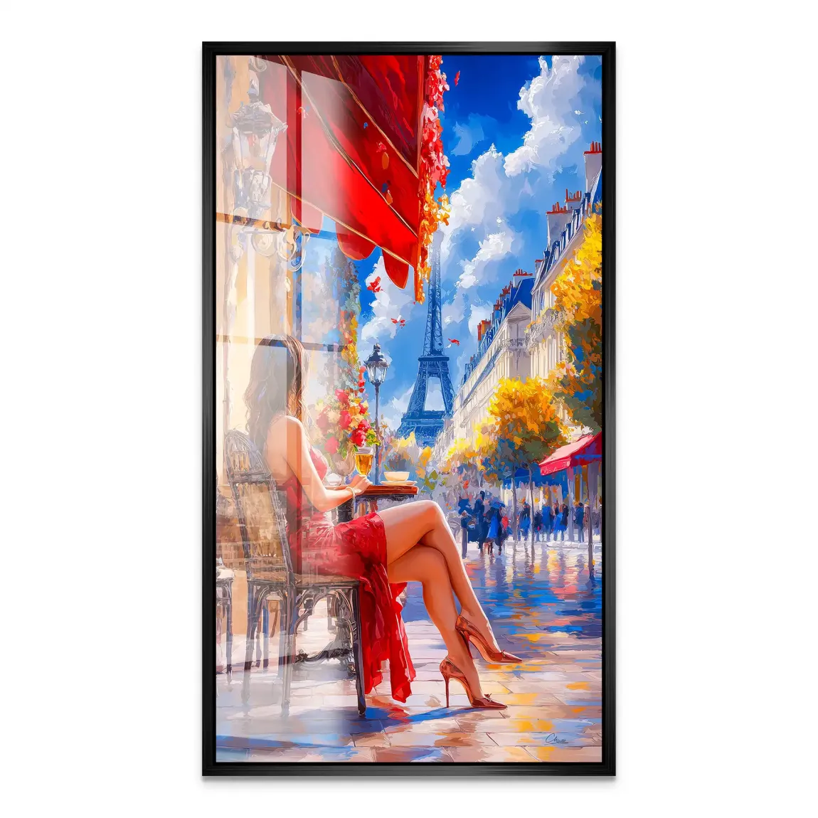 Café Rouge à Paris Acrylglas Bild INGALERiE