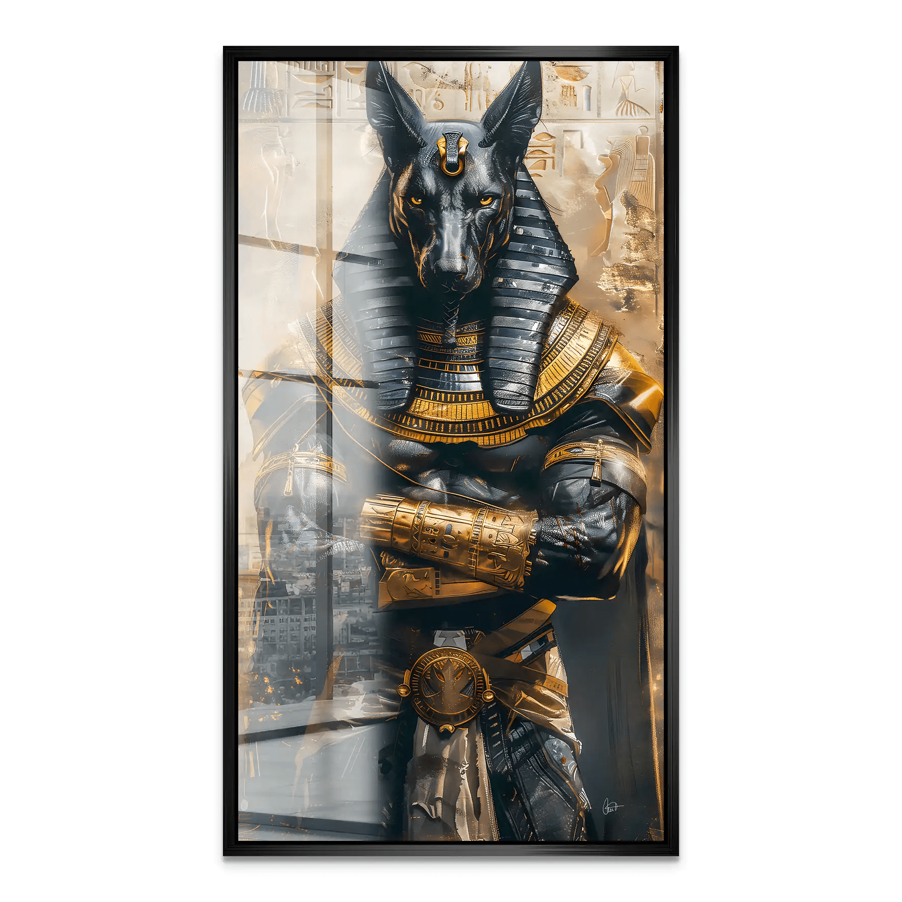 Anubis Nr.2 Acrylglas Bild INGALERiE