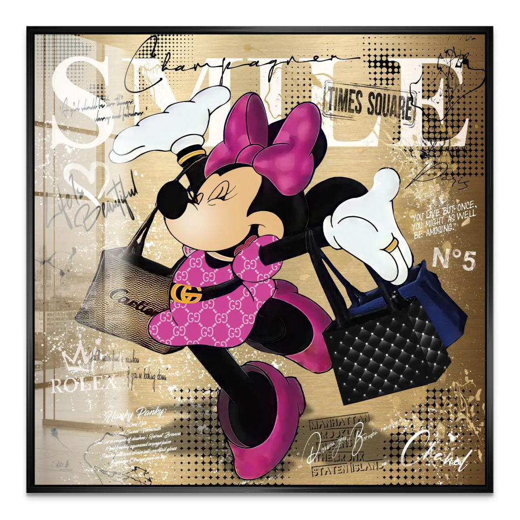 Minnie Smile Acrylglas Bild INGALERIE