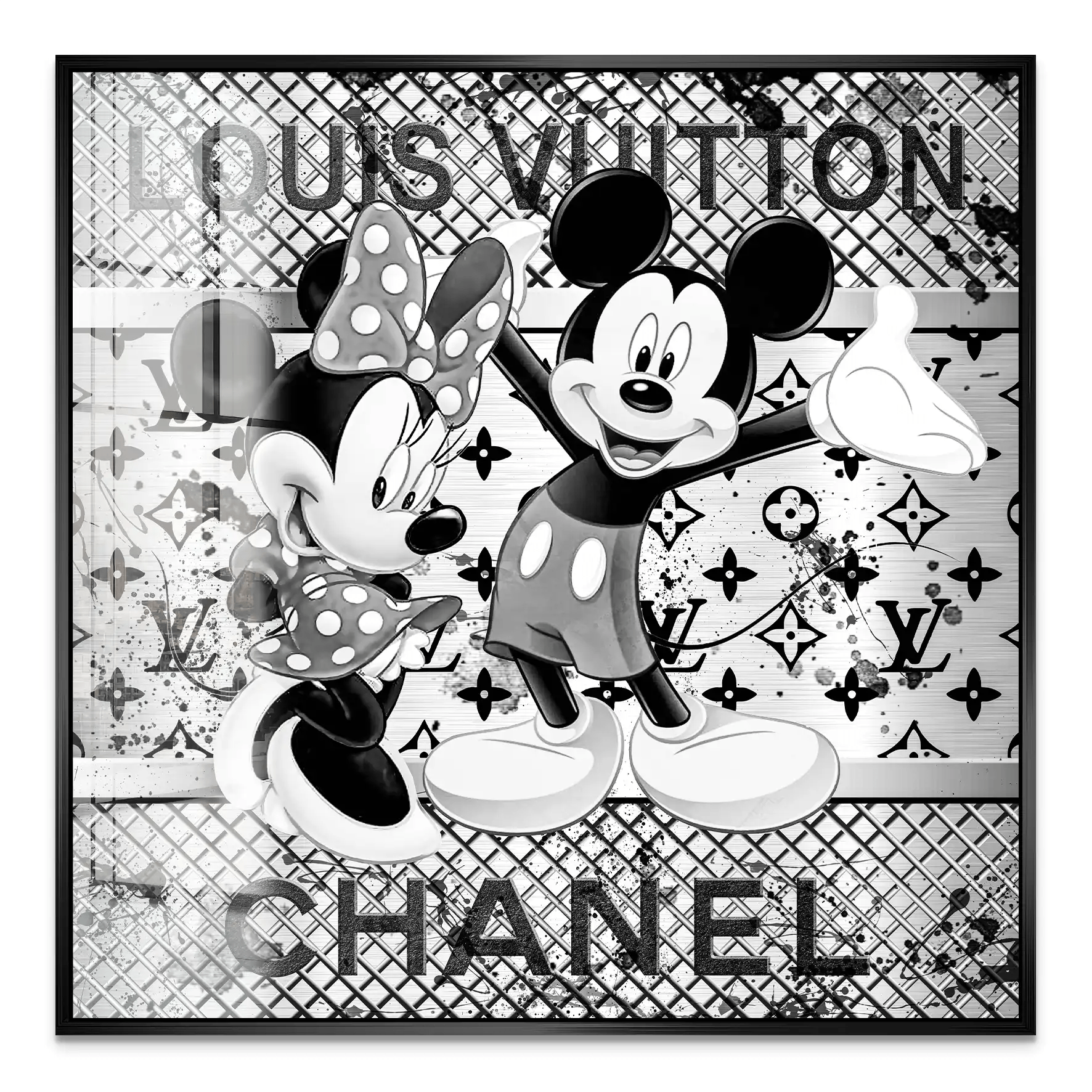 Micky & Minnie Louis Art Nr.2 Acrylglas Bild INGALERIE