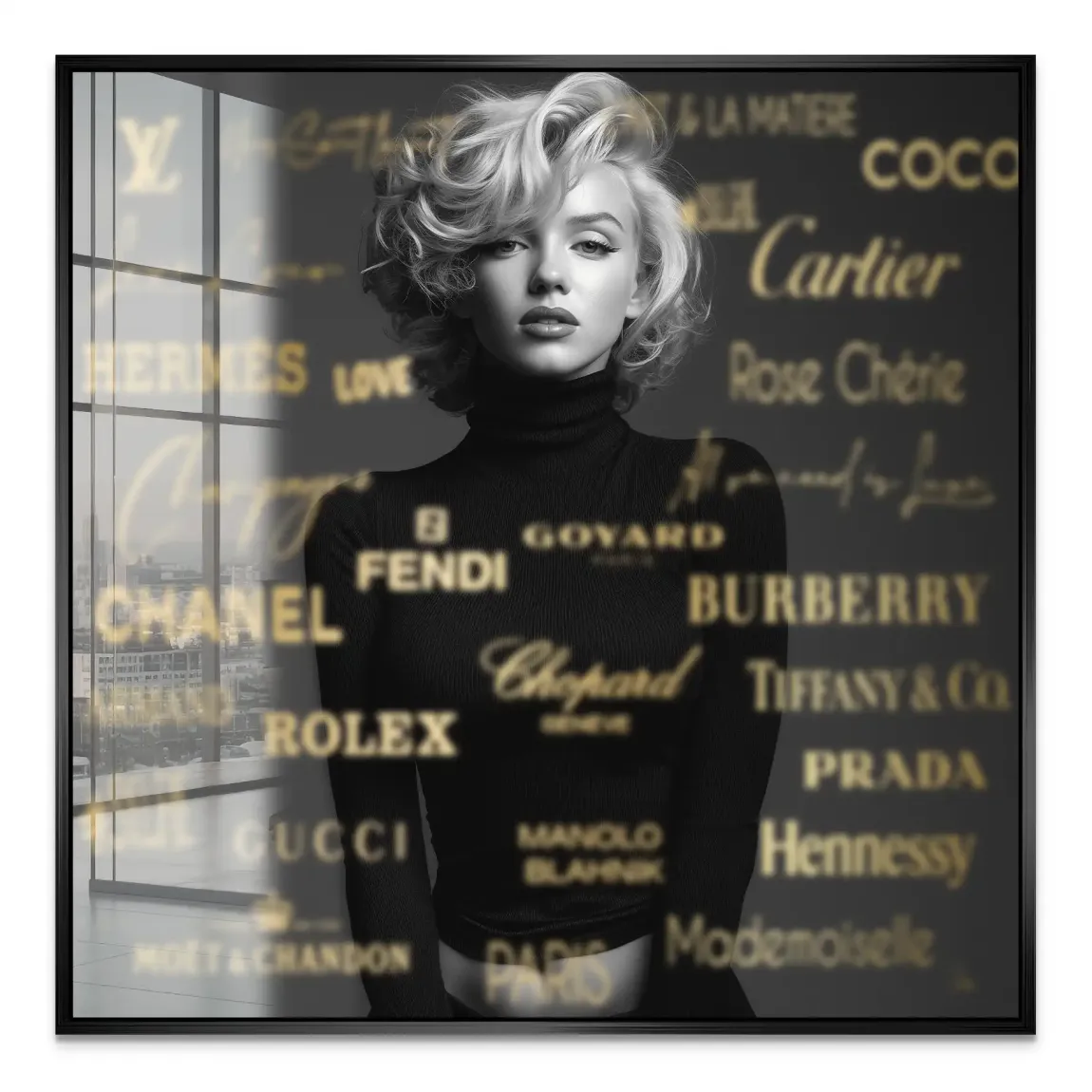 Marilyn Monroe Luxury Acrylglas Bild