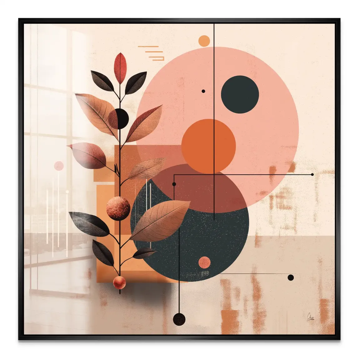 Terra Balance Acrylglas Bild