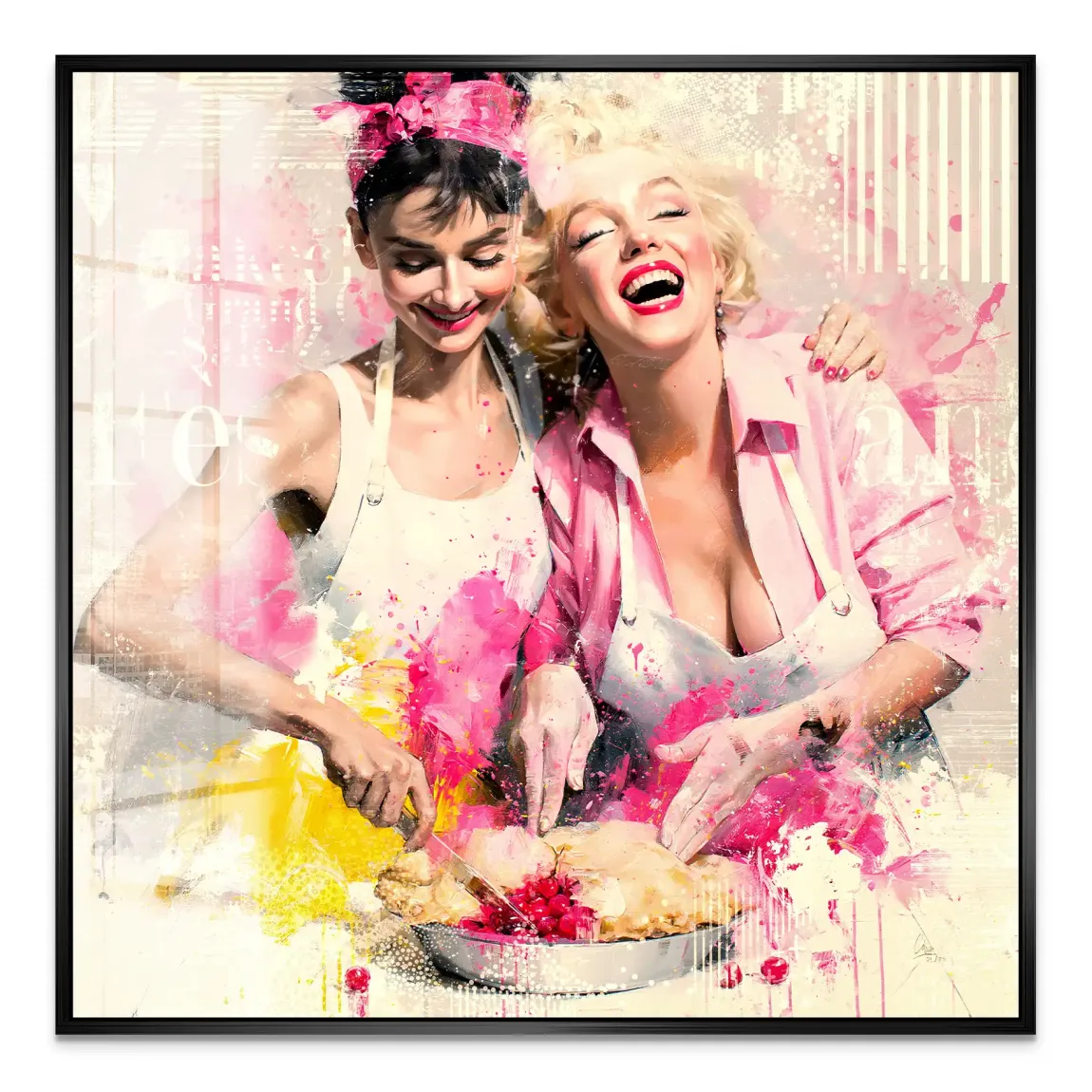 Audrey Marilyn Joy Acrylglasbild