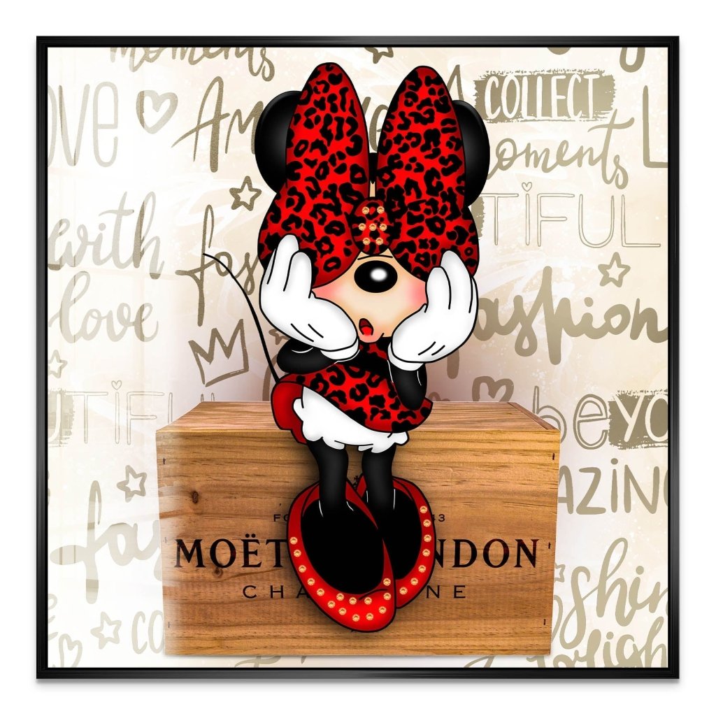 Minnie Moet Acrylglas Bild INGALERIE